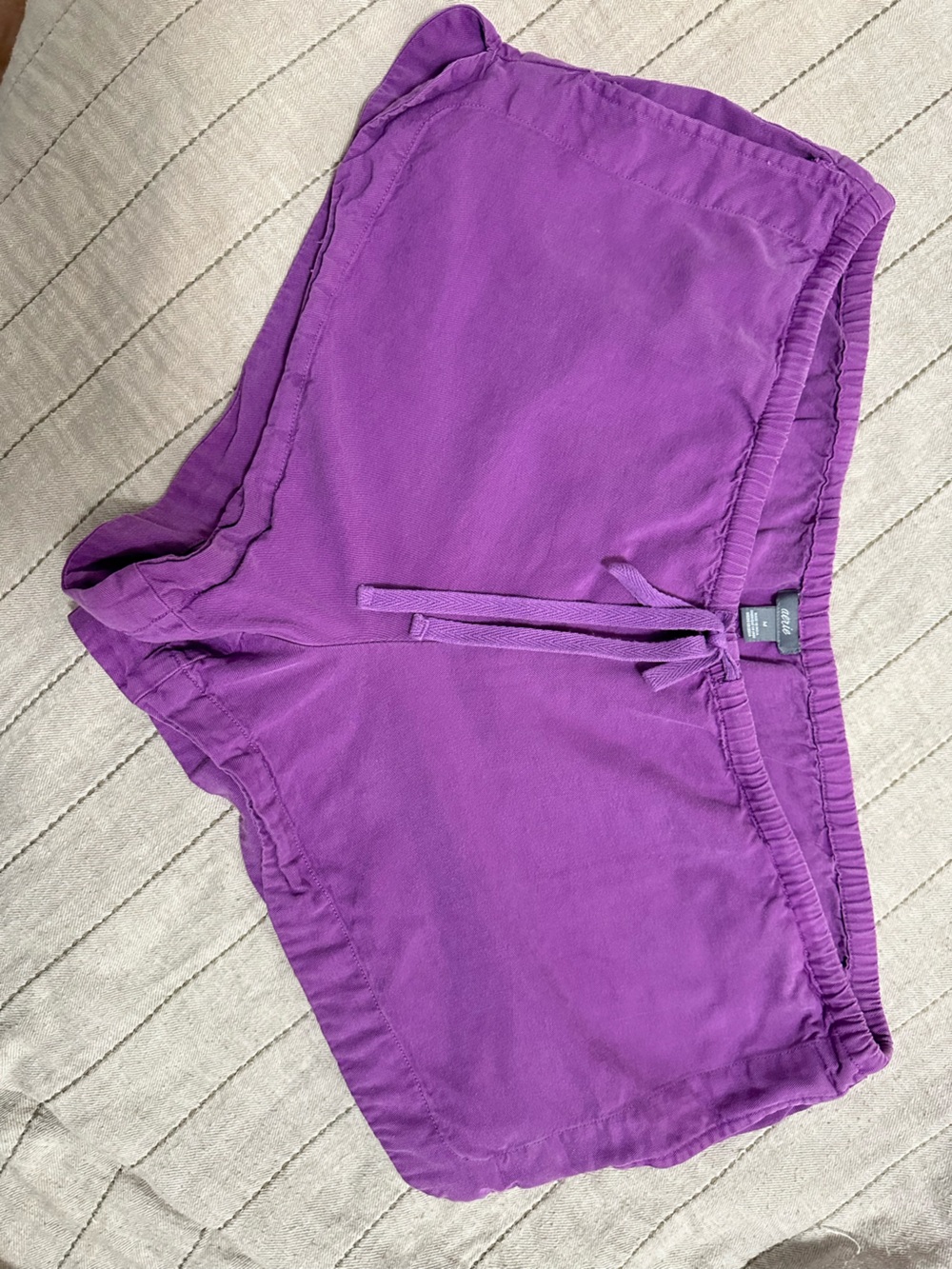 Aerie Purple Drawstring Lounge Shorts